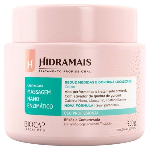 Creme para massagem Hidramais Nano Enzimático