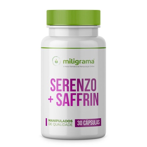 Serenzo 250mg e Saffrin 88mg 30 Cápsulas