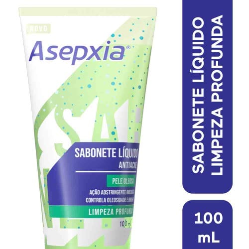 Sabonete Líquido Asepxia Limpeza Profunda 100ml