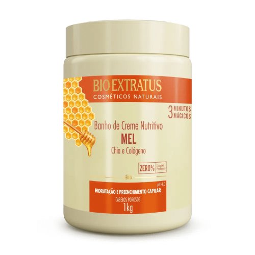 Creme de Tratamento Bio Extratus Banho de Creme Nutritivo Mel 1kg