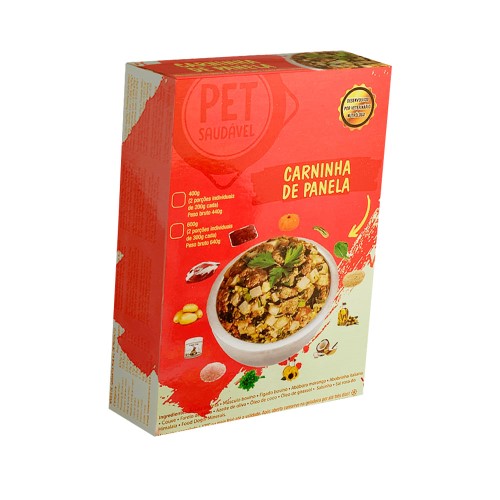 Alimento Natural Pet Saudável Carninha de Panela Minerais 400g