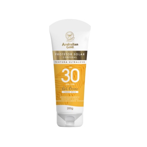 Protetor Solar Corporal Australian Gold Gel Creme Toque Seco FPS 30 200g