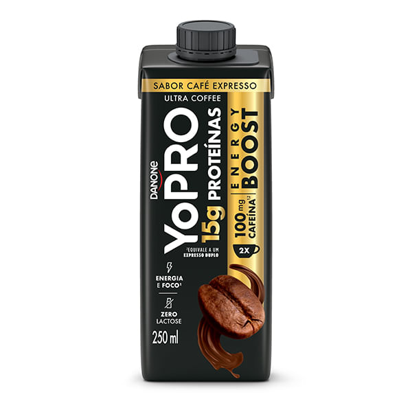 Yopro Bebida Láctea Uht Café Expresso 15g De Proteínas 250ml