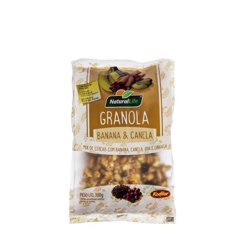 Granola NaturalLife Banana e Canela 300g