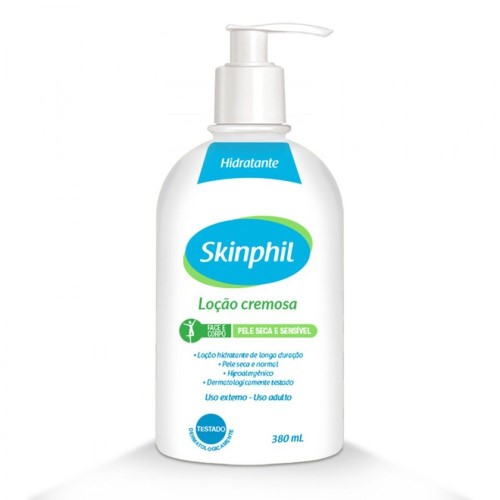 Loção Hidratante Skinphil Cremosa 380ml