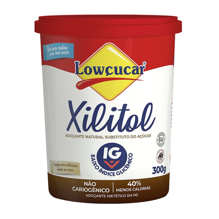 Adoçante Xilitol em Pó - Lowçúcar - 300g