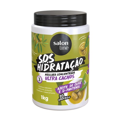 Máscara Capilar Salon Line S.O.S Hidratação Ultra Cachos 1kg