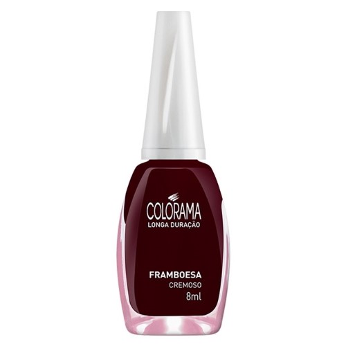 Esmalte Colorama Cremoso Verniz & Cor Framboesa