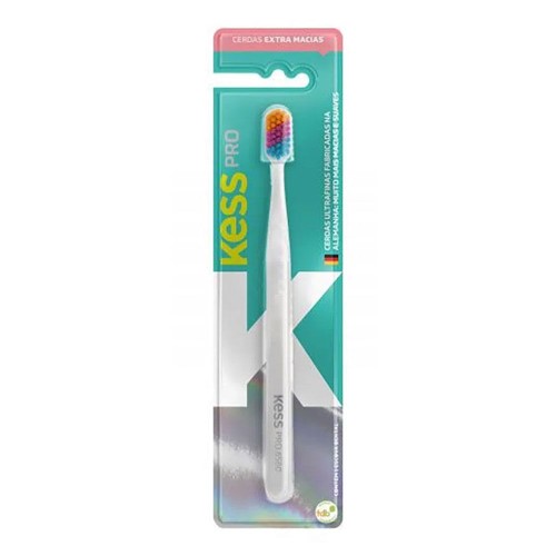 Escova Dental Kess Pro Colorfull Extra Macia 1 Unidade