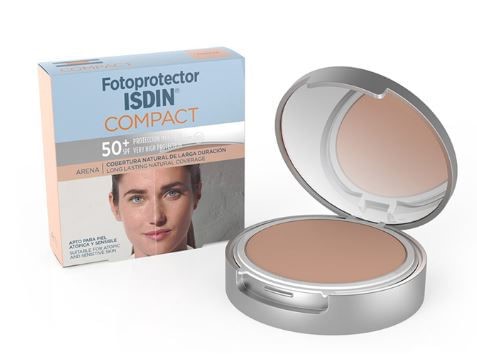 Pó Compacto ISDIN Fotoprotector FPS 50+ Areia 10g