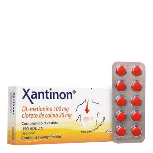 Xantinon com 30 comprimidos