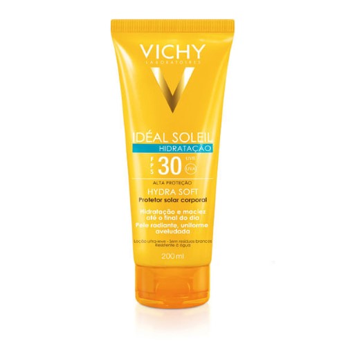 Protetor Solar Vichy Ideal Soleil Hydrasoft Fps30 200ml