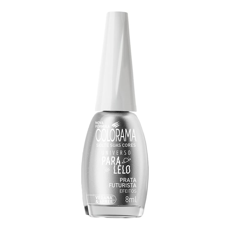 Esmalte Colorama Cremoso Universo Paralelo Prata Futurista 8ml