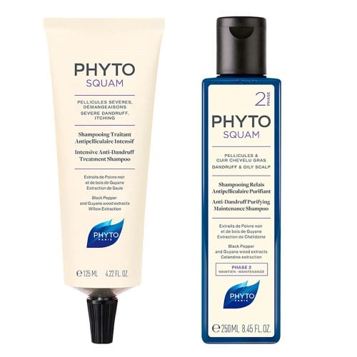 Phyto Squam Anticaspa Kit - Shampoo Intenso + Shampoo de Manutenção