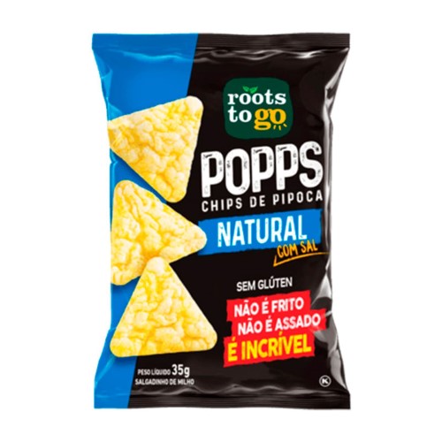 Chips Roots To Go Popps Natural 35G