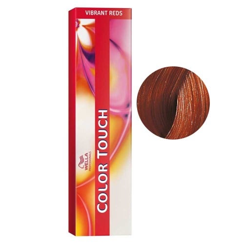 Tonalizante Color Touch Wella Louro Médio Vermelho Dourado 7/43 com 60g