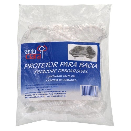 Protetor Para Bacia Pedicure Santa Clara Com 12Unidade - 61