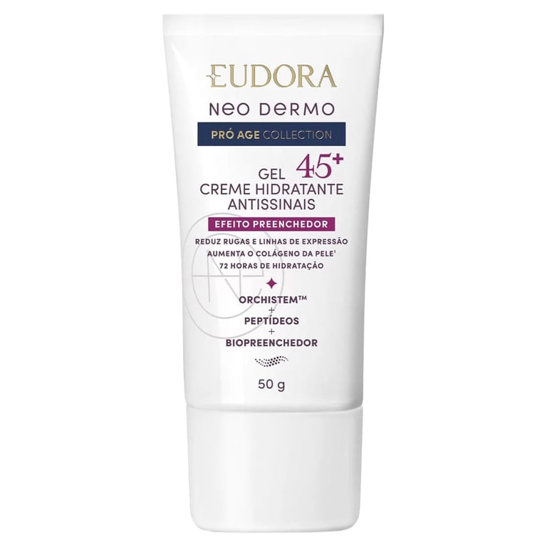 Gel Creme Hidratante Antissinais Eudora Neo Dermo Pró Age Collection 45+ 50g