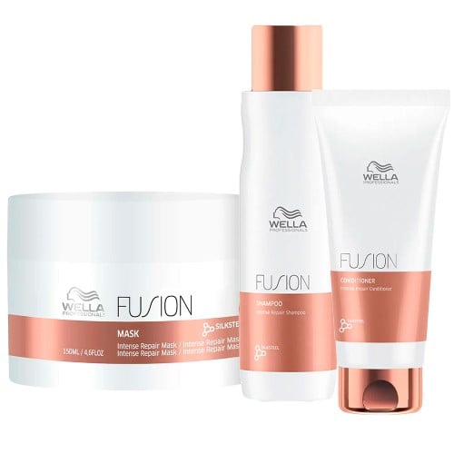 Wella Professionals Fusion Kit – Shampoo + Condicionador + Máscara