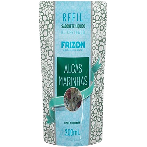 Sabonete Liquido Frizon Algas Marinhas Refil 200ml