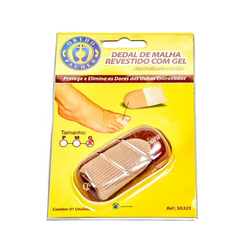 Dedal Orthopauher Malha Revestido Com Gel Sg-325 G 1 unidade