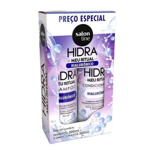 Shampoo + Condicionador Salon Line Hidra Hialurônico 300ml cada