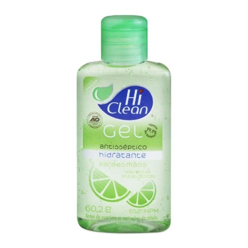 Gel Antisséptico Hi Clean Hidratante Frutas Cítricas 70ml