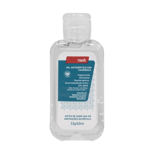 Álcool em Gel Antisséptico 70% Needs Calêndula com 53g/60ml