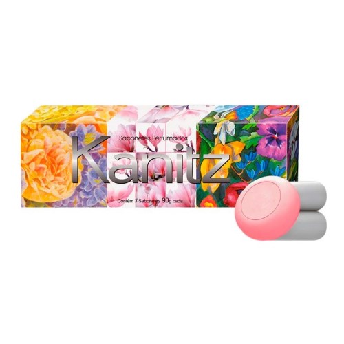 Estojo De Sabonete Kanitz Lorence 90g Com 3 Unidades