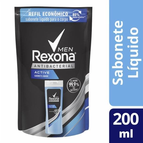 Sabonete Líquido Rexona Active Fresh Refil 200ml