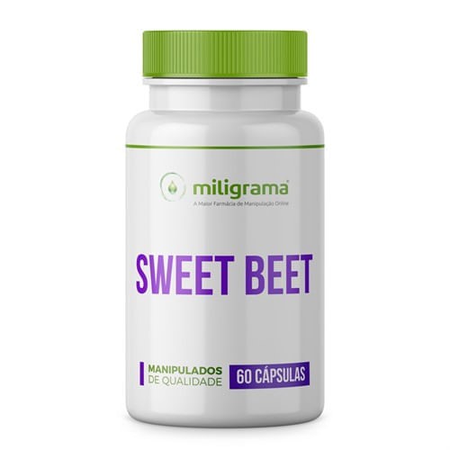 Sweet Beet (Beterraba Extrato Seco) 500mg 60 Cápsulas