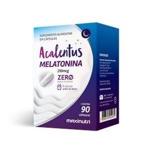 Acalentus Melatonina 210mcg Maxinutri 90 cápsulas