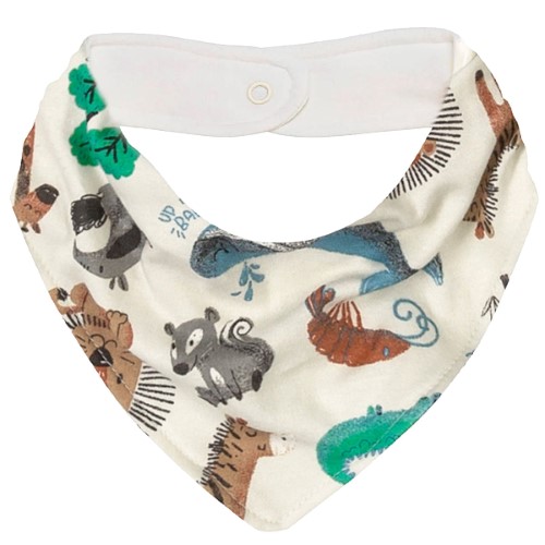 Babador Bandana para bebê em suedine Bichinhos - Up baby