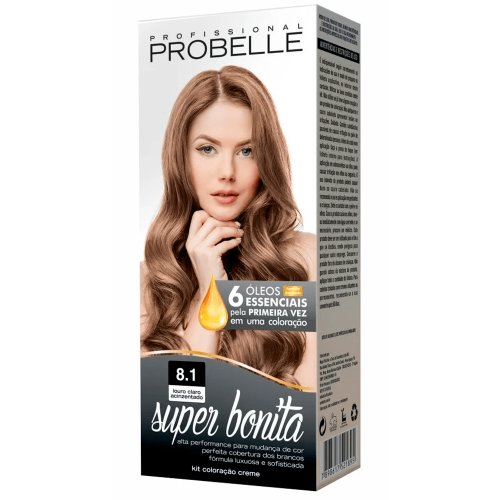 Tintura Probelle Super Bonita Louro Claro Acinzentado 8.1 50g