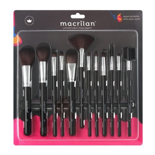 Macrilan KP9-1A Kit – 12 Pincéis de Maquiagem