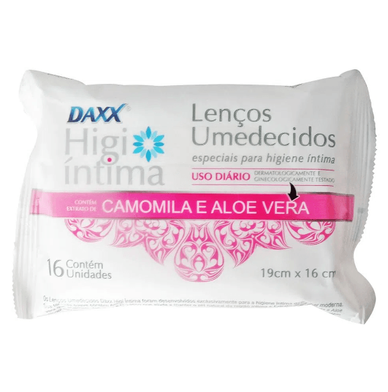 Lenços Umedecidos Higi Mulher Camomila e Aloe Vera