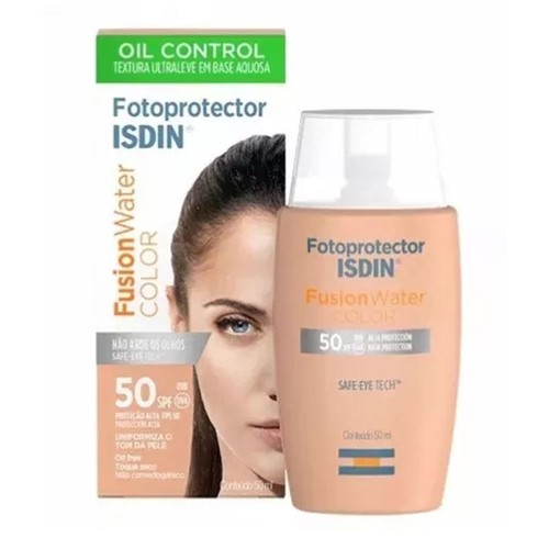 Protetor Solar Facial Isdin Fusion Water Oil Control FPS 50 com 50ml