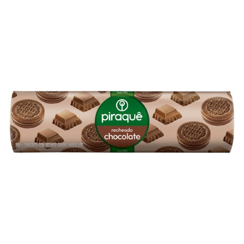 Biscoito Piraque Sandwich Chocolate 200G - Piraque