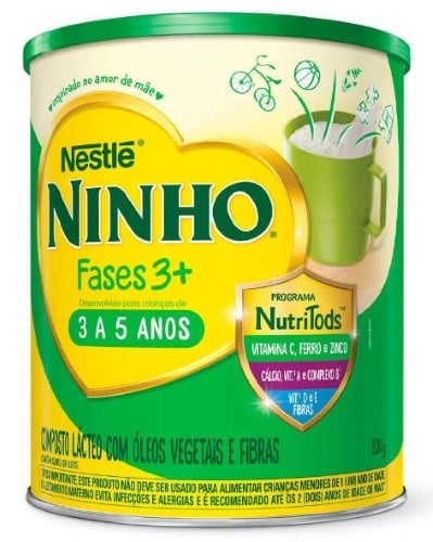 Composto Lácteo Ninho Fases 3+ 800g