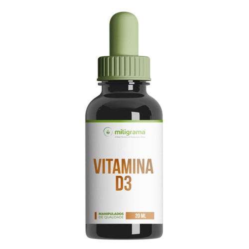 Solução de Vitamina D3 400 UI/gota 20ml