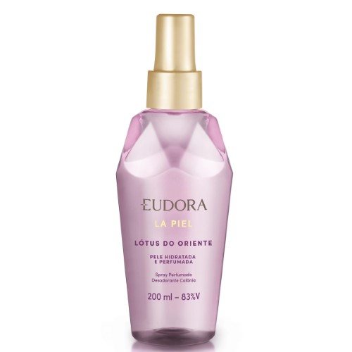 Spray Perfumado Desodorante Colônia Corporal Eudora La Piel Lótus Do Oriente 200ml