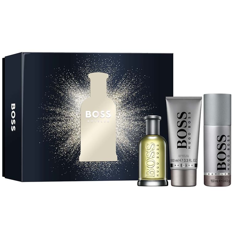 Conjunto Boss Bottled Masculino (3 Produtos)