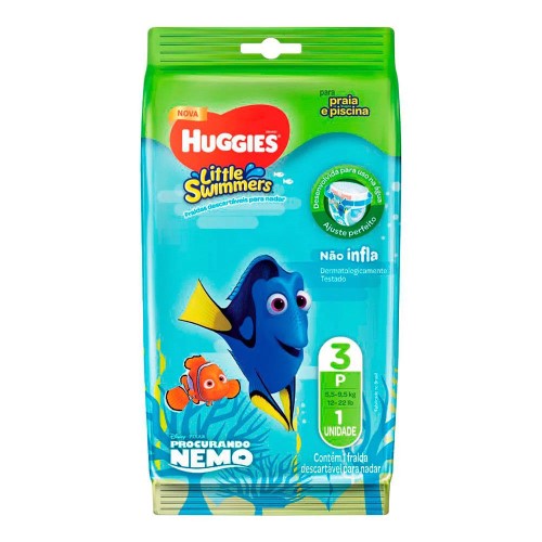 Fralda Huggies Little Swimmers Tamanho P 1 Unidade