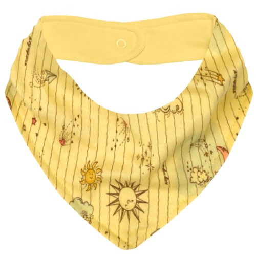 Babador Bandana para bebê em suedine Sunshine - Up Baby