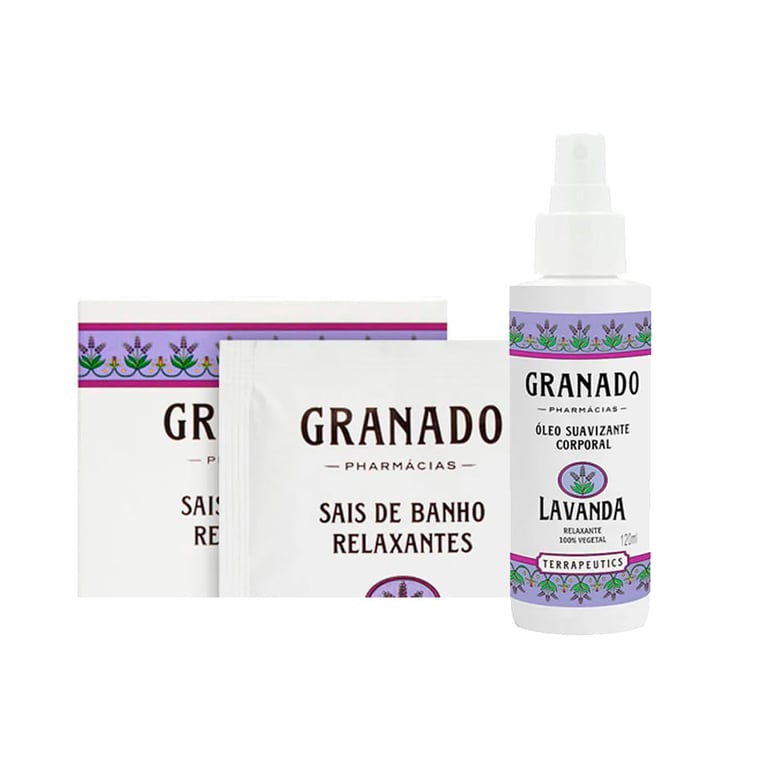 Granado Terrapeutics Lavanda Kit - Sais de Banho + Óleo Corporal