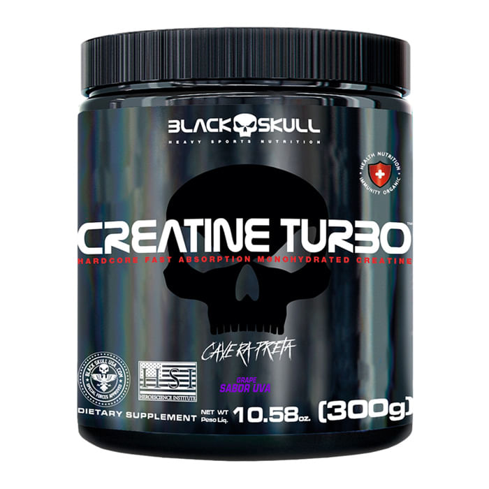 Creatina Black Skull Creatine Turbo Uva 300g