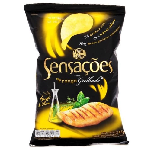 Batata Sensações Elma Chips Sabor Frango Grelhado 45g