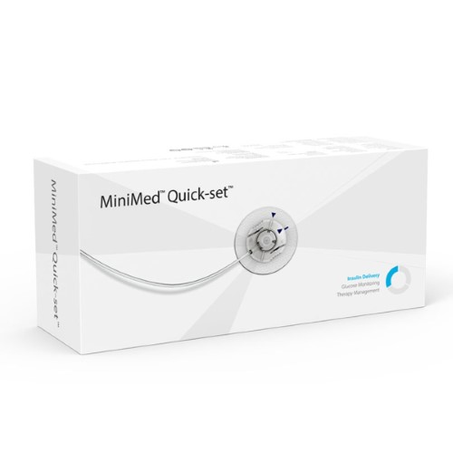 Cateter Medtronic MinimMed Quick-set MMT-396A Cânula de 9mm e tubo de 110cm 10 unidades