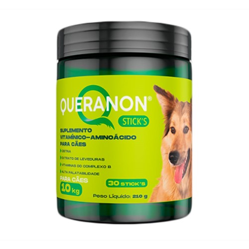 Queranon Sticks Suplemento Alimentar para Cães de 10Kg com 30 Sticks