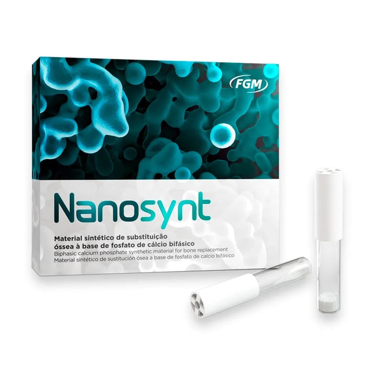 Enxerto ósseo Sintético Nanosynt 1000 a 2000Um 2x0.53cc - FGM